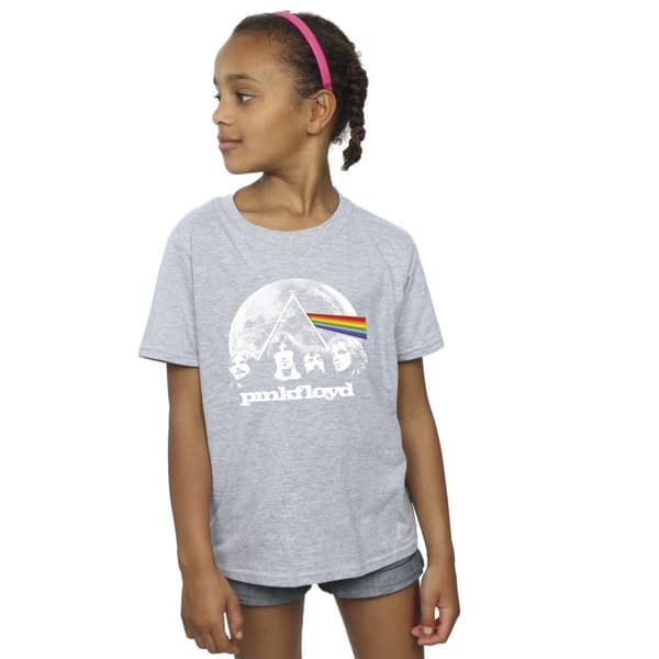 Pink Floyd Moon Prism blå bomulls-T-shirt för flickor