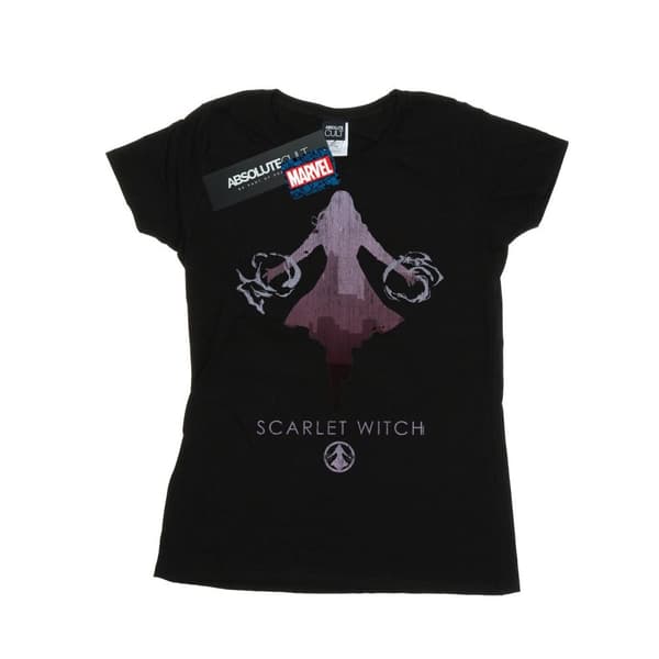 Marvel Dam/kvinnor - Scarlet Witch Silhouette T-shirt i bomull