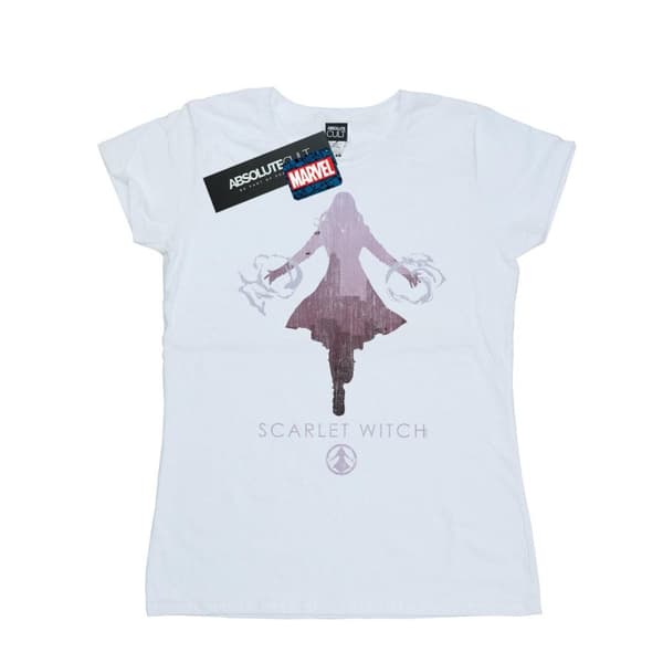 Marvel Dam/kvinnor - Scarlet Witch Silhouette T-shirt i bomull
