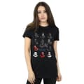 Miniatyrbilde 2 av 3: Star Wars: The Rise of Skywalker Womens/Ladies First Order Character Line Up Cotton Boyfriend T-Shirt