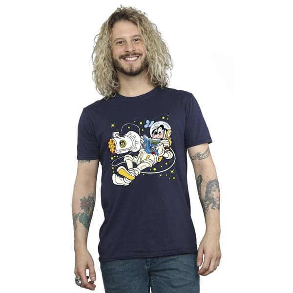 Disney T-shirt med Goofy som läser i rymden