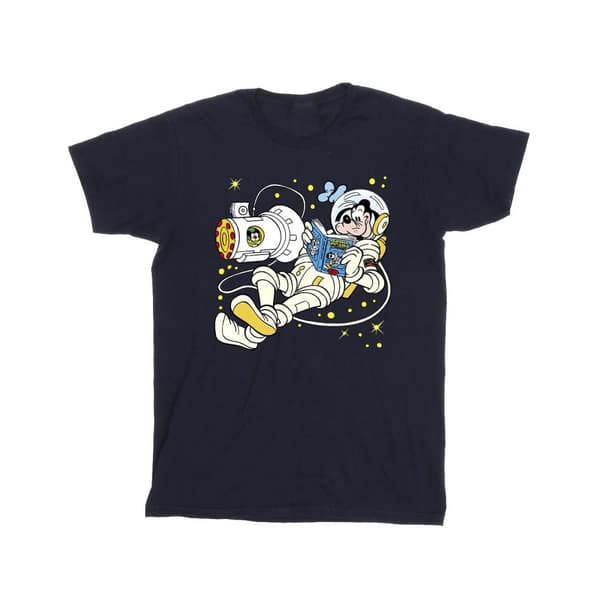 Disney T-shirt med Goofy som läser i rymden