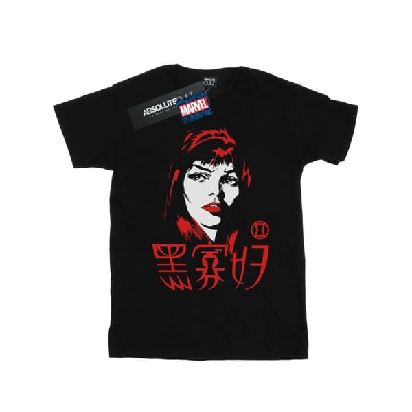 Marvel Boys Black Widow Chinese Logo T-Shirt Black 12-13 Years