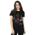 Miniatyrbilde 2 av 3: Star Wars Womens/Ladies Silhouette Collage Cotton Boyfriend T-Shirt