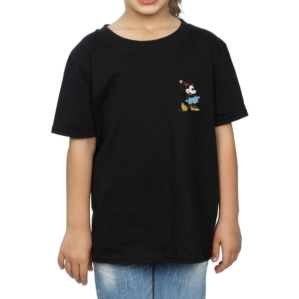 Disney Minnie Mouse Kick Chest T-shirt i bomull för flickor
