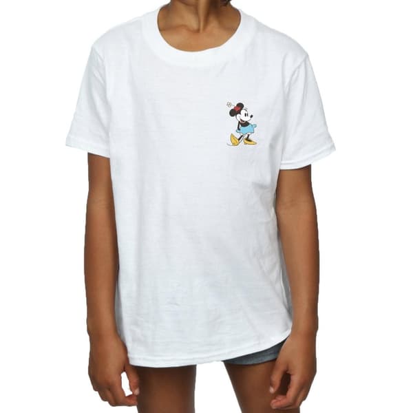 Disney Minnie Mouse Kick Chest T-shirt i bomull för flickor