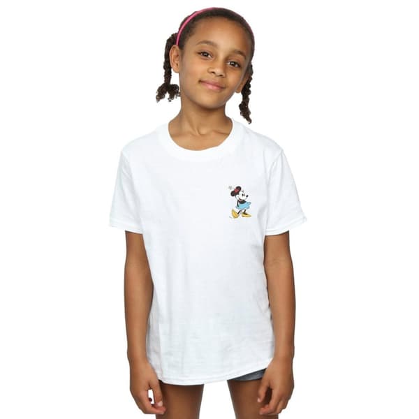 Disney Minnie Mouse Kick Chest T-shirt i bomull för flickor