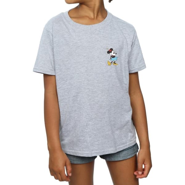 Disney Minnie Mouse Kick Chest T-shirt i bomull för flickor