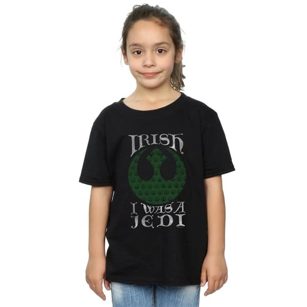 Star Wars Girls Irish I Was A Jedi Cotton T-Shirt