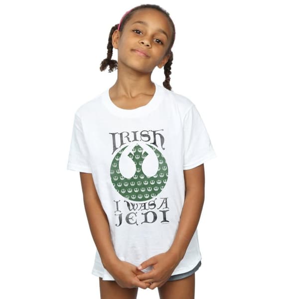 Star Wars Girls Irish I Was A Jedi Cotton T-Shirt