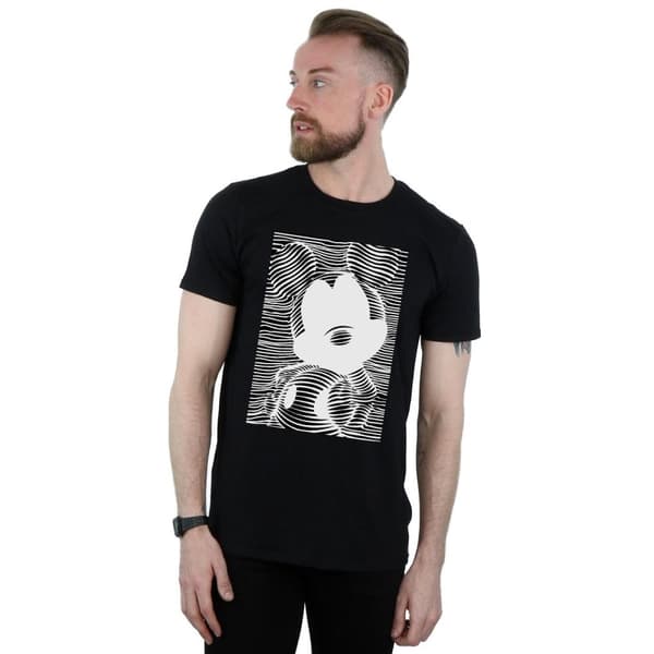 Disney Mens Mickey Mouse Lines T-Shirt