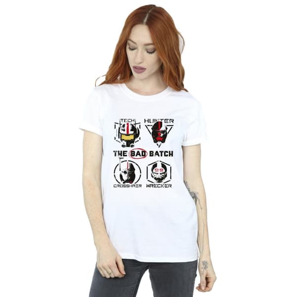 Star Wars: Bad Batch Womens/Ladies Clone Force 99 Cotton Boyfriend T-Shirt