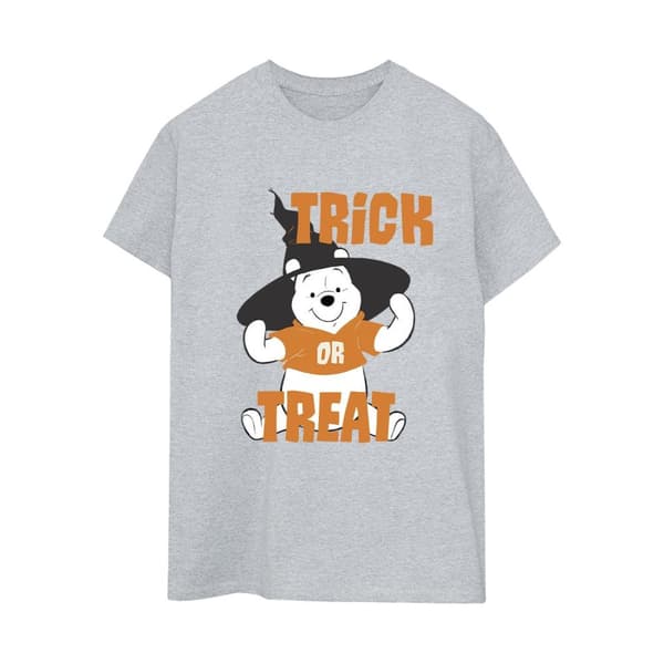 Disney Dam/kvinnor Winnie The Pooh Trick Or Treat Boyfriend T-shirt i bomull
