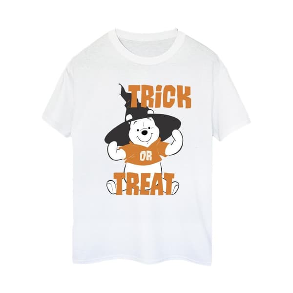 Disney Dam/kvinnor Winnie The Pooh Trick Or Treat Boyfriend T-shirt i bomull