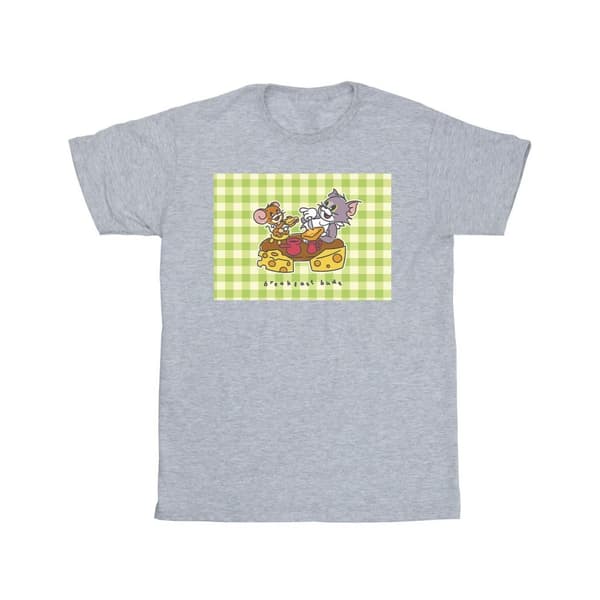 Tom And Jerry T-shirt i bomull med frukostknoppar för flickor