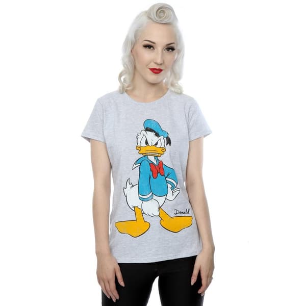 Disney Womens/Ladies Donald Duck Angry Cotton T-Shirt