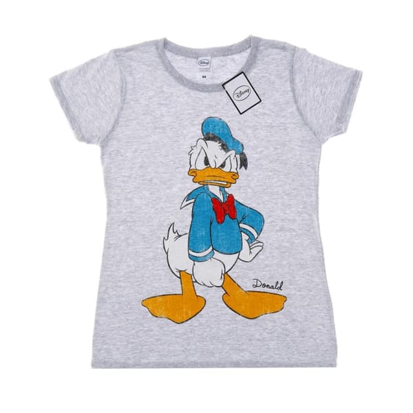 Disney Womens/Ladies Donald Duck Angry Cotton T-Shirt