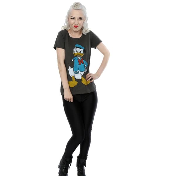 Disney Womens/Ladies Donald Duck Angry Cotton T-Shirt