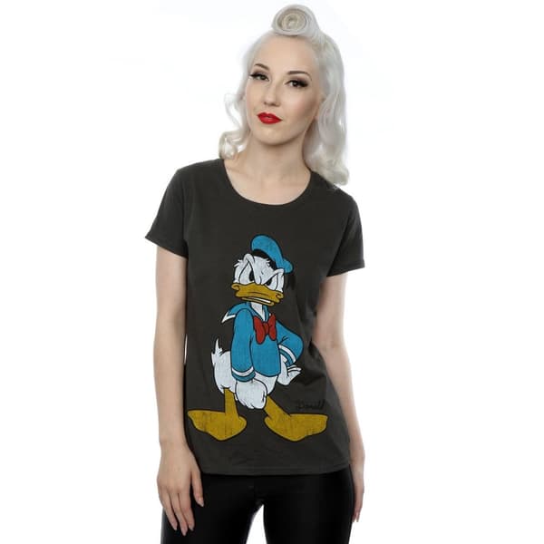 Disney Womens/Ladies Donald Duck Angry Cotton T-Shirt