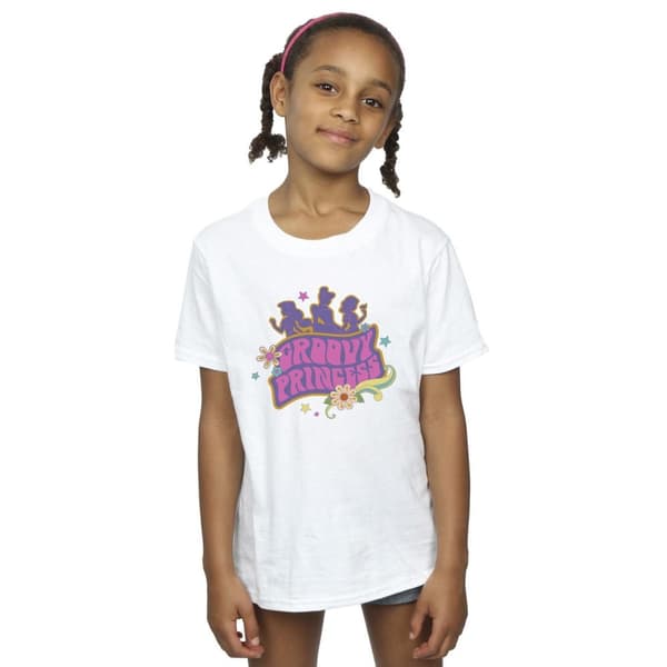 Disney Girls Princesses Groovy Princess Cotton T-Shirt