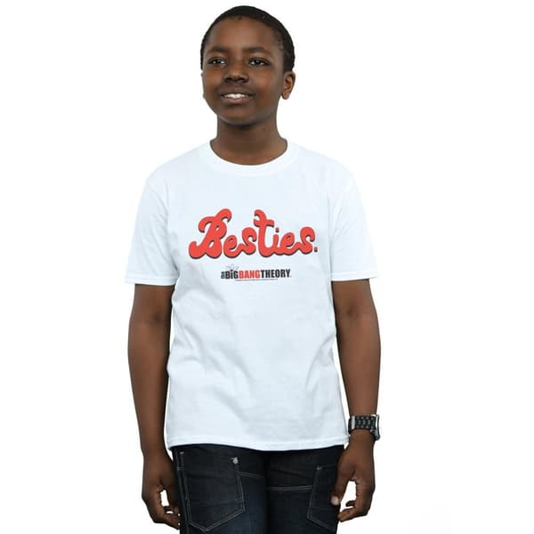 The Big Bang Theory Boys Besties Text T-Shirt