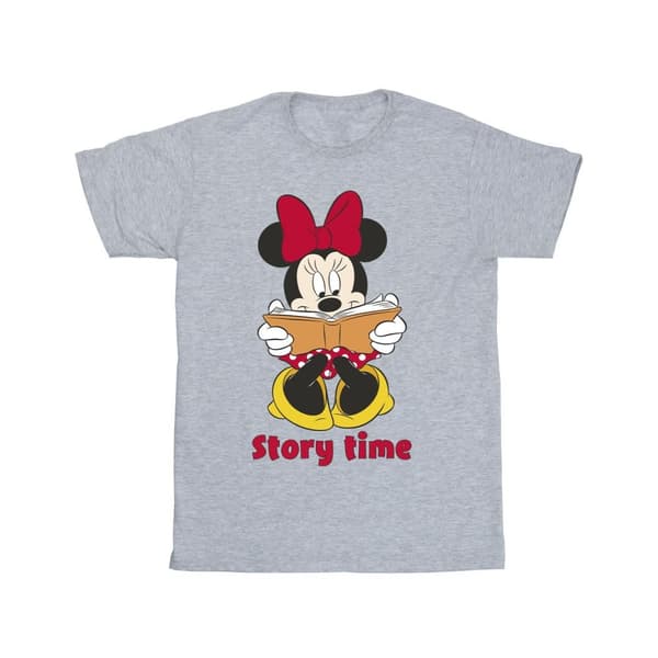 Disney Girls Minnie Mouse Story Time Cotton T-Shirt