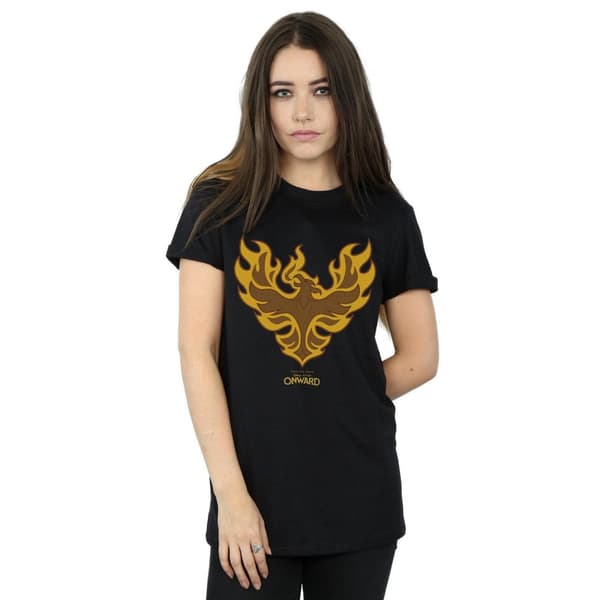 Disney Dam / Dam Onward Barley Jacka Bomull Boyfriend T-shirt