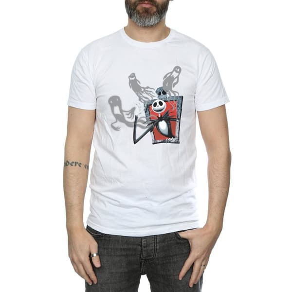 Disney Mens Nightmare Before Christmas Ghosts Of Jack T-Shirt