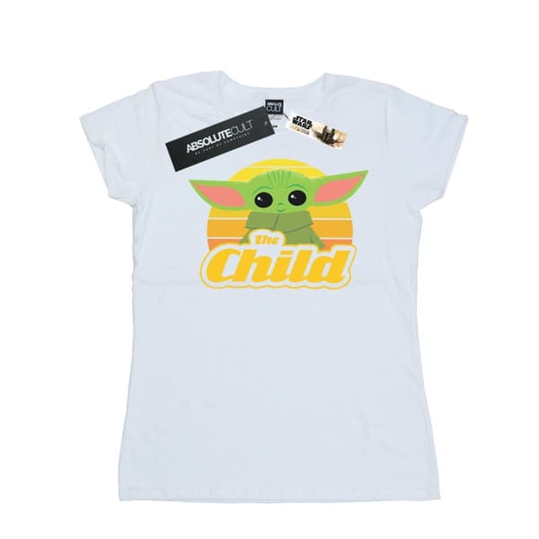 Star Wars Womens/Ladies The Mandalorian The Child Retro Cotton T-Shirt