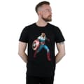 Miniatyrbillede 2 af 3: Marvel Mens Falcon Is Captain America T-Shirt