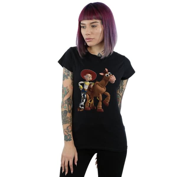 Disney Womens/Ladies Toy Story 4 Jessie And Bullseye Cotton T-Shirt