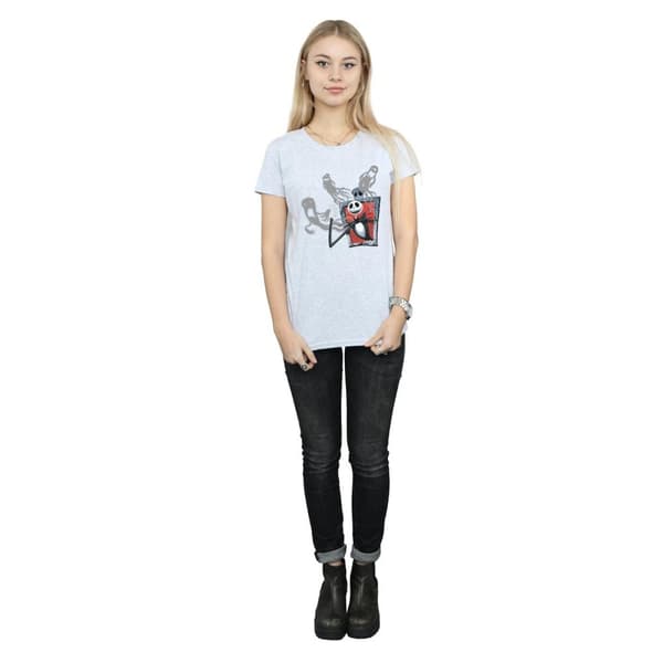 Disney Dam/Tjej - Nightmare Before Christmas - Ghosts Of Jack - Bomulls-T-shirt