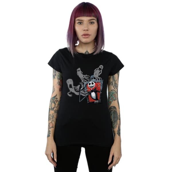 Disney Dam/Tjej - Nightmare Before Christmas - Ghosts Of Jack - Bomulls-T-shirt