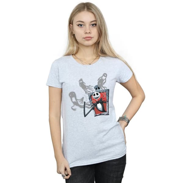 Disney Dam/Tjej - Nightmare Before Christmas - Ghosts Of Jack - Bomulls-T-shirt