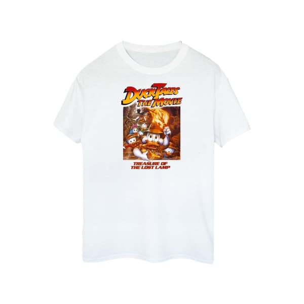 Disney Womens/Ladies Duck Tales The Movie Cotton Boyfriend T-Shirt