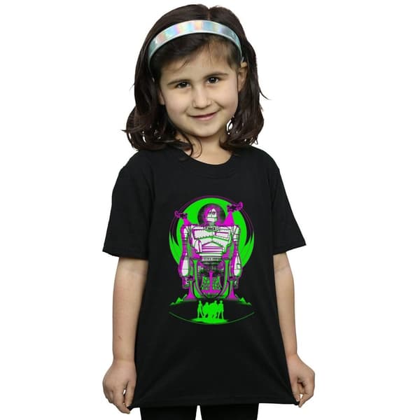 Ready Player One Neon Iron Giant T-shirt i bomull för flickor