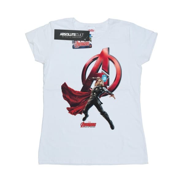 Marvel Womens/Ladies Thor Pose Cotton T-Shirt