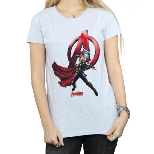 Marvel Womens/Ladies Thor Pose Cotton T-Shirt