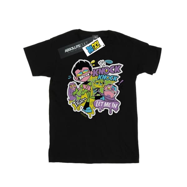 DC Comics Pojkar Teen Titans Go Knock Knock T-shirt