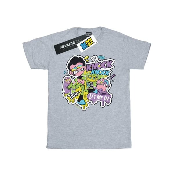 DC Comics Pojkar Teen Titans Go Knock Knock T-shirt