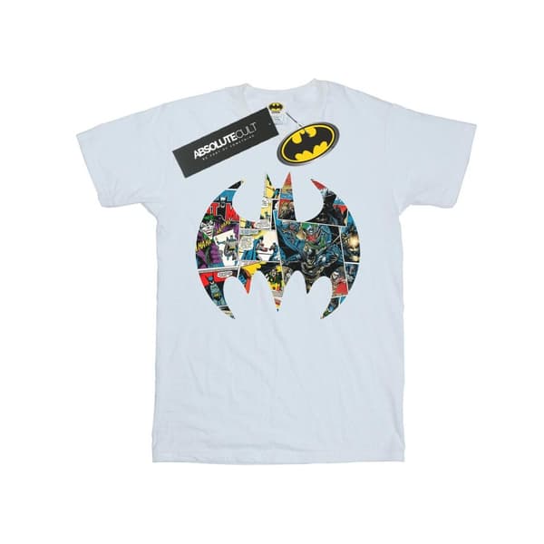 DC Comics Girls Batman Comic Book Logo Cotton T-Shirt