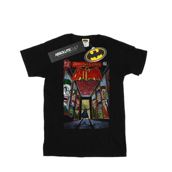 DC Comics T-shirt med omslag från Batman Rogues Gallery för pojkar Black 7-8 Years