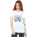 Miniatyrbilde 2 av 5: Disney Womens/Ladies Nightmare Before Christmas Paint Spray Carers Cotton Boyfriend T-Shirt