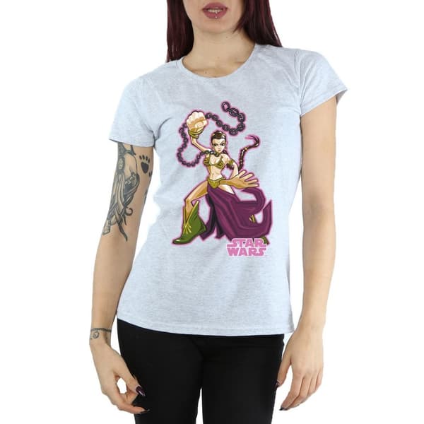 Star Wars Dam/Tjej Jedins återkomst Leia T-shirt i bomull