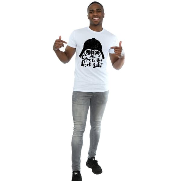 Star Wars Mens Darth Vader Come To The Dark Side Sketch T-Shirt
