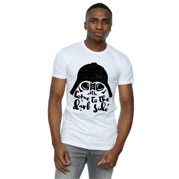 Star Wars Mens Darth Vader Come To The Dark Side Sketch T-Shirt