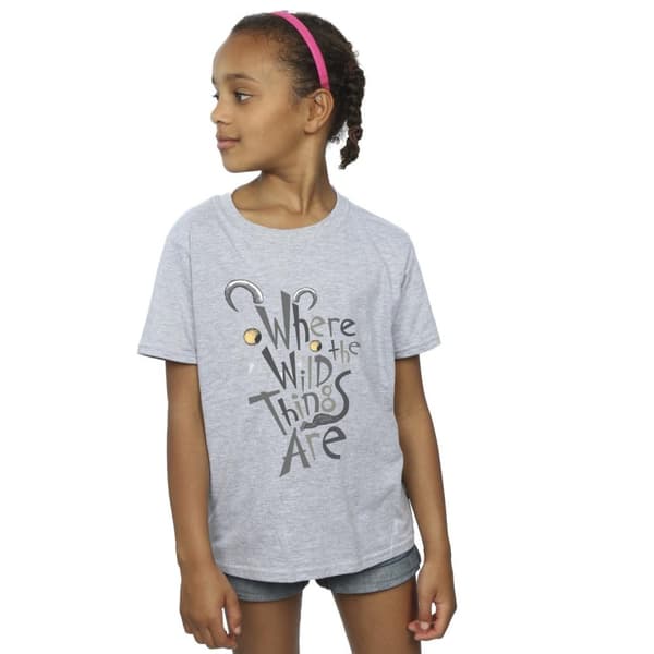 Where The Wild Things Are T-shirt i bomull för flickor