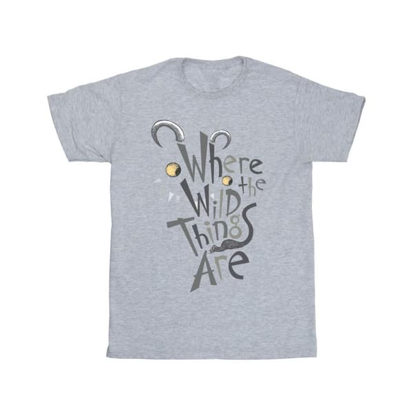 Where The Wild Things Are T-shirt i bomull för flickor