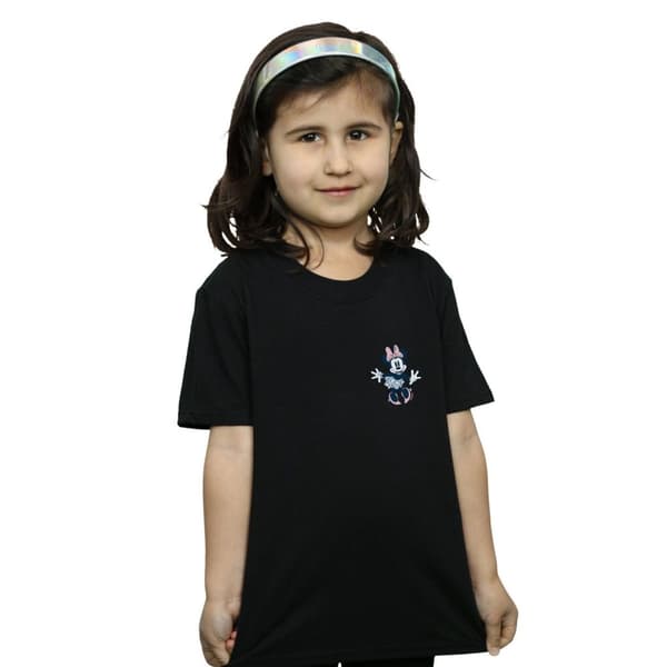 Disney Minnie Mouse Dancing Chest T-shirt i bomull för flickor
