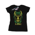 Miniatyrbillede 1 af 3: Marvel Womens/Ladies Loki Badge Cotton T-Shirt
